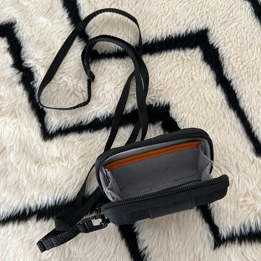 Black Camera Bag by Lowepro EUC. Includes crossbody strap.